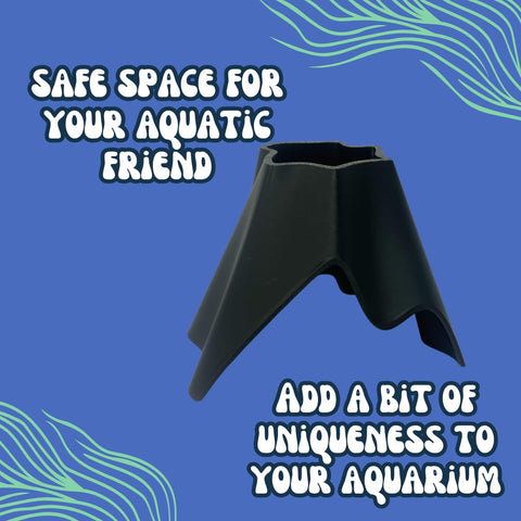 Aquarium Volcano Tunnel Decoration – 5.5 Inch Fish Hideout | Made in USA Chatelet Manufacturing 