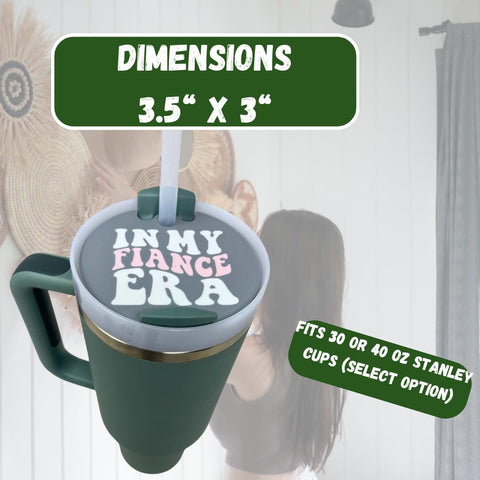 Baglets In My Era Tumbler Topper Charm – Stanley Cup Compatible | Removable Drinkware Accessory | Made in USA Chatelet Manufacturing 
