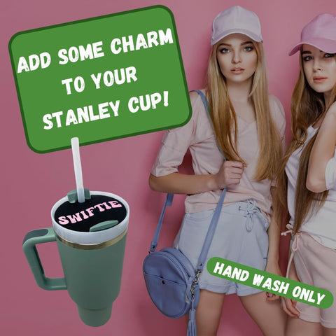 Baglets In My Era Tumbler Topper Charm – Stanley Cup Compatible | Removable Drinkware Accessory | Made in USA Chatelet Manufacturing 