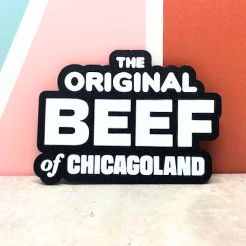 The Original Beef of Chicagoland Decorative Fridge Magnet – TV Show Fan Gift | Made in USA Chatelet Manufacturing 