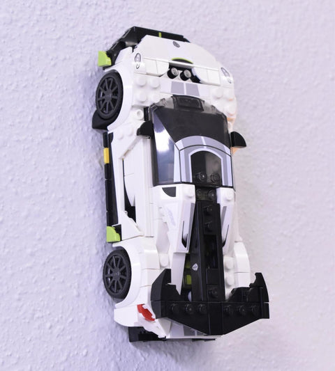 Low Profile Wall Mount for Lego Car Display – Wheel Hanger Rack | Made in USA Chatelet Manufacturing 