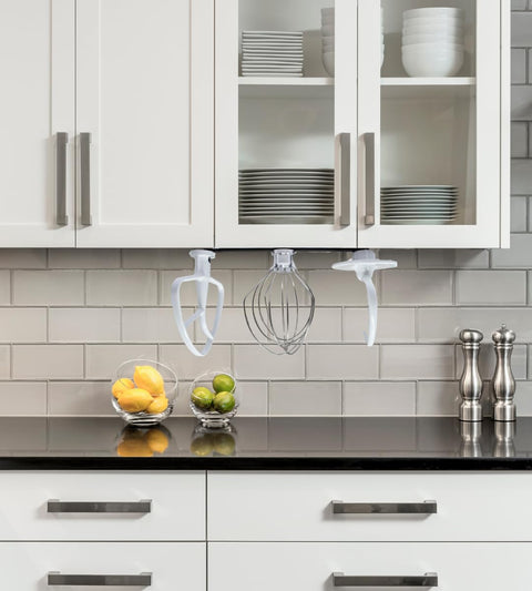 Slim Profile Kitchen Mixer Organizer Mount – Fits All Accessories | Made in USA Chatelet Manufacturing 