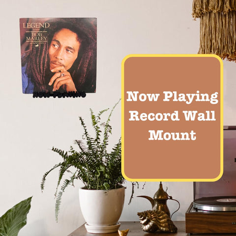 Chatelet Retro Now Playing Vinyl Record Wall Mount – Durable Plastic Display | Made in USA Chatelet Manufacturing 