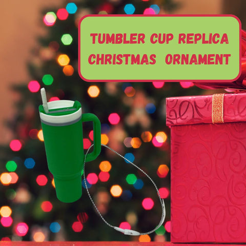 Tumbler Cup Replica Christmas Ornament – Holiday Mug Decoration | Made in USA Chatelet Manufacturing 