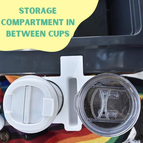 Cupholder Attachment Accessory Compatible With Yeti 35 Coolers | Drink Holder for Coolers | Made in USA Chatelet Manufacturing 
