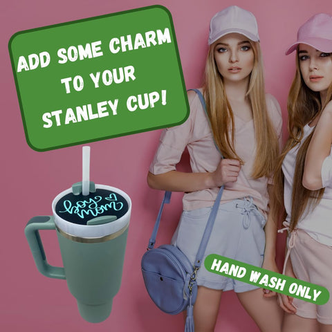 Baglets Topper Charms for Stanley Cups – Customizable Tumbler Accessories | Made in USA Chatelet Manufacturing 
