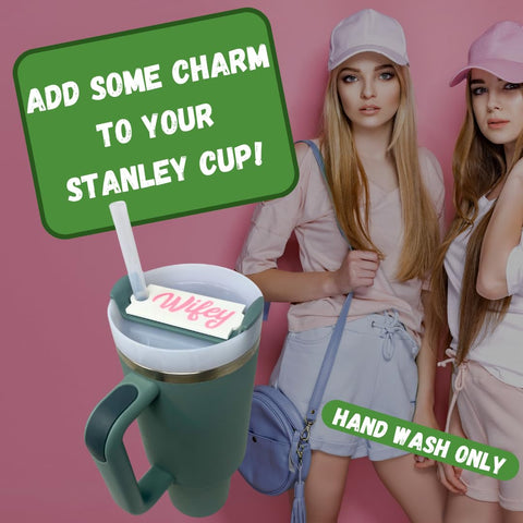 Baglets Slim Topper Charms for Stanley Cups 30 & 40 Oz – Custom Tumbler Accessories | Made in USA Chatelet Manufacturing 