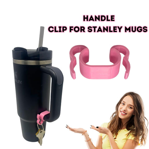 Handle Clip Compatible With Stanley Mugs | Innovative Pop-on Handle Clip for Stanleys | Keep Keys or Other Items Handy | Made in USA Chatelet Manufacturing 