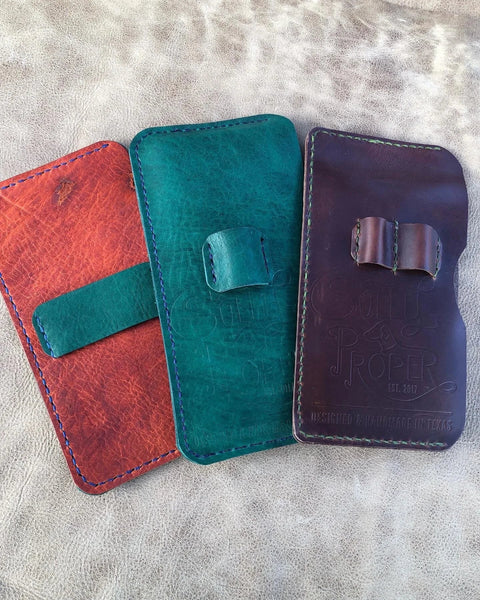 Handmade Rancher Log Sleeve with Leather Pen Loop – Durable Outdoor Gear | Made in USA Sully + Proper Supply 