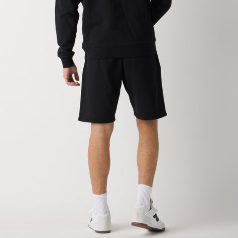 Fleece Sweatshorts 12 Inch Above Knee – Recycled Cotton Blend Unisex Shorts | Made in USA US Standard Apparel  product