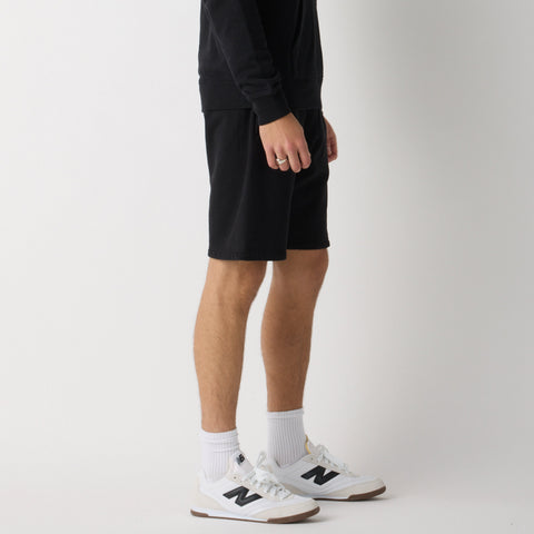 Fleece Sweatshorts 12 Inch Above Knee – Recycled Cotton Blend Unisex Shorts | Made in USA US Standard Apparel  product