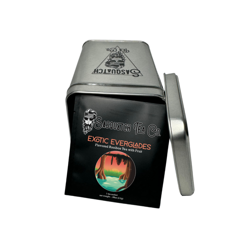 Exotic Everglades Rooibos Fruit Tea Blend – Tropical Herbal Infusion | Made in USA Sasquatch Tea Co  Tea