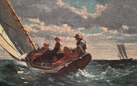 Breezing Up, Winslow Homer, Wooden Puzzle, 602 Pcs Perplexing Puzzles  Jigsaw Puzzles