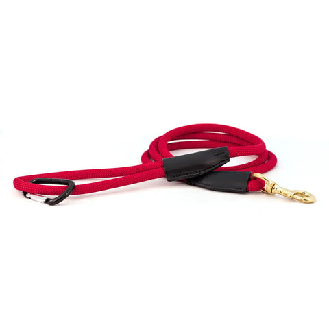 6ft Durable Climbing Rope Dog Leash – Solid Brass Clasp – Auburn Leathercrafters | Made in USA Auburn Leathercrafters  item