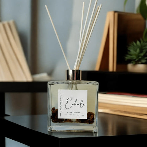 7 Oz Handcrafted Reed Diffuser – Phthalate-Free Scented Oil Home Fragrance | Made in USA Wick and Glow Candle Company™  Air Fresheners