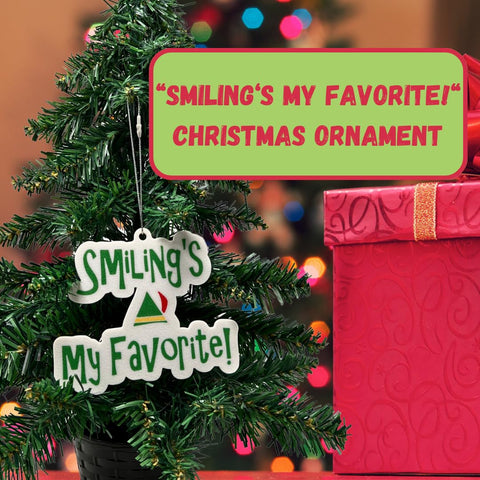 Elf Christmas Ornament | Festive Buddy the Elf Sayings Tree Ornaments | Made in USA Chatelet Manufacturing 
