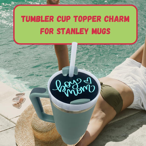 Baglets Topper Charms for Stanley Cups – Customizable Tumbler Accessories | Made in USA Chatelet Manufacturing 