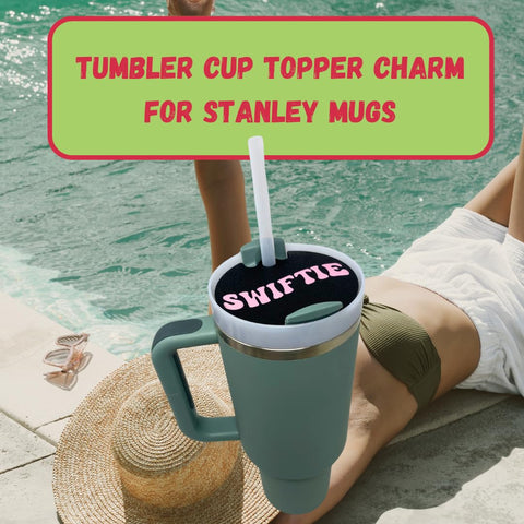 Baglets In My Era Tumbler Topper Charm – Stanley Cup Compatible | Removable Drinkware Accessory | Made in USA Chatelet Manufacturing 