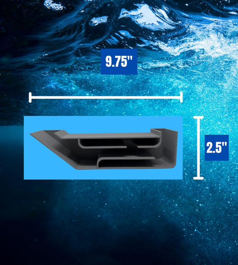 XL Aquarium Underground Tunnel – Fish And Shrimp Hideout – 9.75 Inch | Made In USA Chatelet Manufacturing 