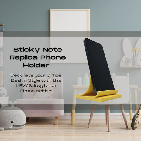 Sticky Note Style Phone Stand – Desk Organizer Holder | Made in USA Chatelet Manufacturing 