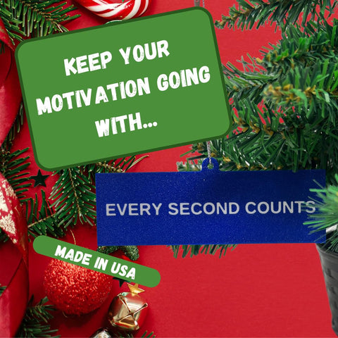 Every Second Counts Inspirational Christmas Ornament – Durable Holiday Decor | Made in USA Chatelet Manufacturing 