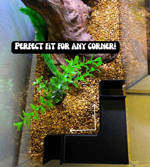 Chatelet XL Aquarium Corner Tunnel – Fish Shrimp Hideaway – Unique Underwater Viewing | Made in USA Chatelet Manufacturing 