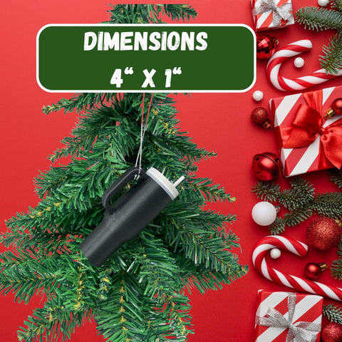 Tumbler Cup Replica Christmas Ornament – Holiday Mug Decoration | Made in USA Chatelet Manufacturing 