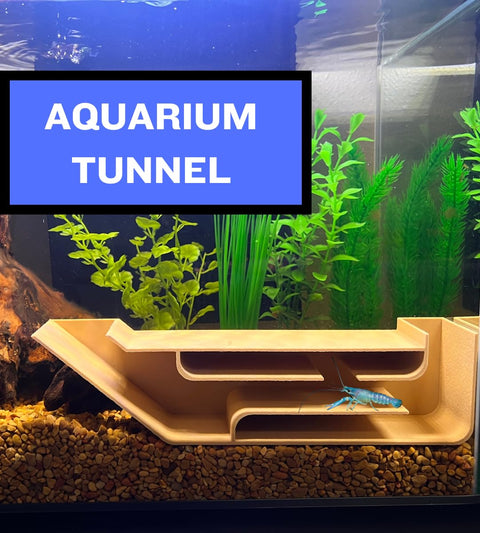 XL Aquarium Underground Tunnel – Fish And Shrimp Hideout – 9.75 Inch | Made In USA Chatelet Manufacturing 