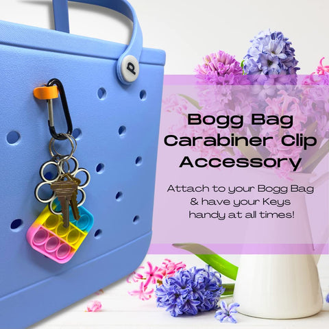 Bogg Bag Carabiner Key Holder Clip – Secure Bag Accessory | Made in USA Chatelet Manufacturing 