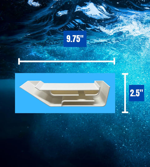 XL Aquarium Underground Tunnel – Fish And Shrimp Hideout – 9.75 Inch | Made In USA Chatelet Manufacturing 