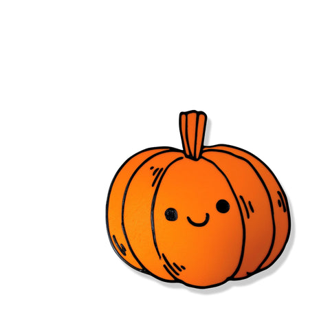 Kawaii Halloween Jack-O-Lantern Wall Decor – Cute Pumpkin Sign | Made in USA Chatelet Manufacturing 
