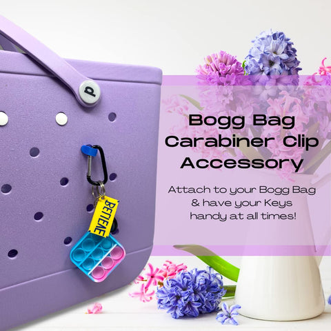 Bogg Bag Carabiner Key Holder Clip – Secure Bag Accessory | Made in USA Chatelet Manufacturing 