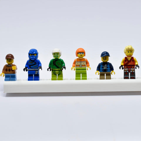 Magnetic Lego Minifigure Display Rack – Holds 15 Figures – Made in USA Chatelet Manufacturing 