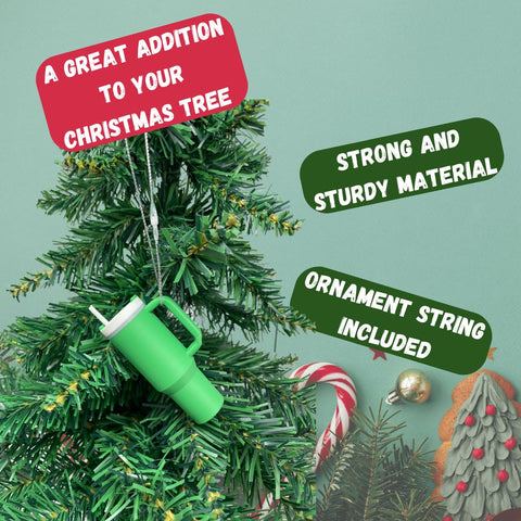 Tumbler Cup Replica Christmas Ornament – Holiday Mug Decoration | Made in USA Chatelet Manufacturing 