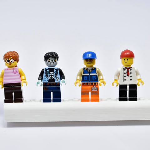 Magnetic Lego Minifigure Display Rack – Holds 15 Figures – Made in USA Chatelet Manufacturing 