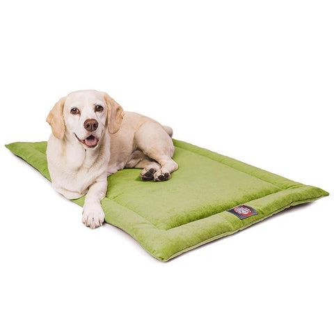 Villa Crate Mat – Soft Polyester Micro-Velvet Dog Bed | Made in USA Majestic Pet 