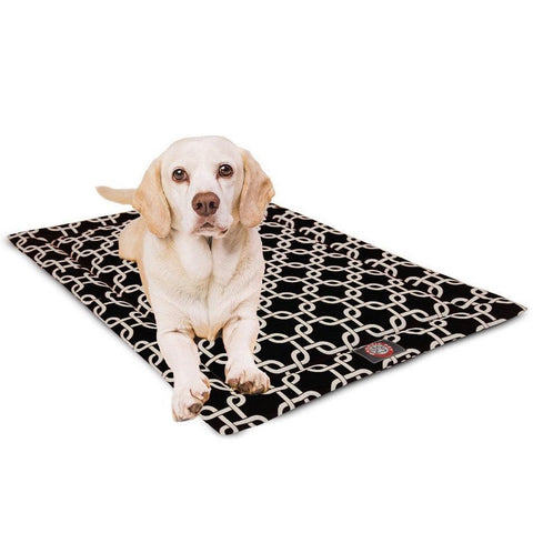 Comfortable Links Pattern Dog Crate Mat – Premium Pet Bed Pad | Made in USA Majestic Pet 