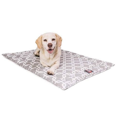 Comfortable Links Pattern Dog Crate Mat – Premium Pet Bed Pad | Made in USA Majestic Pet 