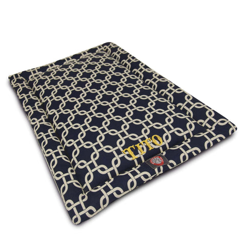 Personalized Links Crate Mat – Ultra Soft Premium Pet Bed | Made in USA Majestic Pet 