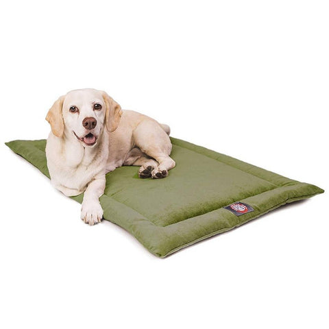 Villa Crate Mat – Soft Polyester Micro-Velvet Dog Bed | Made in USA Majestic Pet 