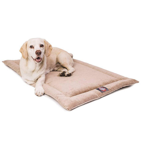 Villa Crate Mat – Soft Polyester Micro-Velvet Dog Bed | Made in USA Majestic Pet 
