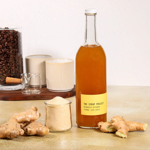 750mL Organic Ginger Syrup – Natural Cocktail & Coffee Mixer – Made in USA | The Syrup Project The Syrup Project 