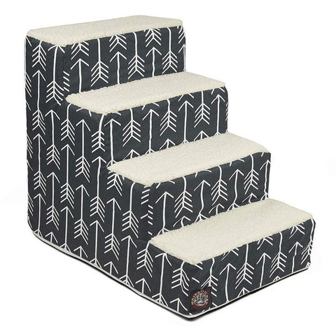 Arrow 4-Step Heavy-Duty Pet Stairs – Durable Lightweight Design | Made in USA Majestic Pet 