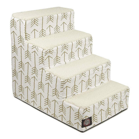 Arrow 4-Step Heavy-Duty Pet Stairs – Durable Lightweight Design | Made in USA Majestic Pet 