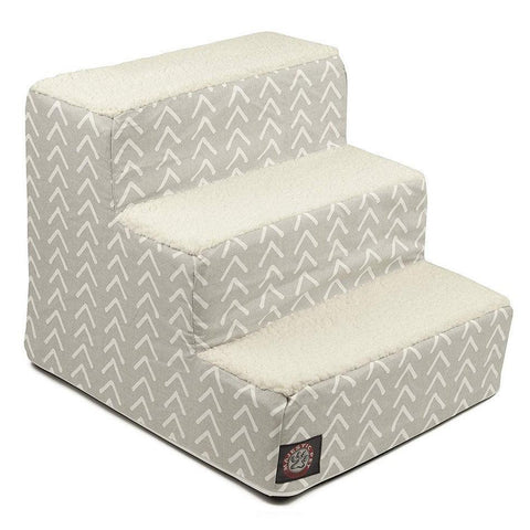 Boho Arrow 3 Step Pet Stairs – Soft Cushioned Support – Majestic Pet Products | Made in USA Majestic Pet 