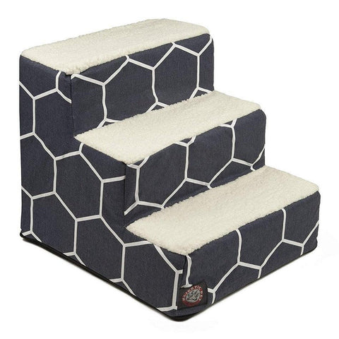 Hexo Shapes 3-Step Heavy Duty Pet Stairs – Made in USA Majestic Pet 