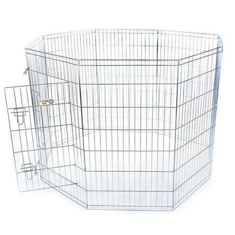 Titan Pet Exercise Pen – Heavy Duty Wire Playpen | Made in USA Majestic Pet 