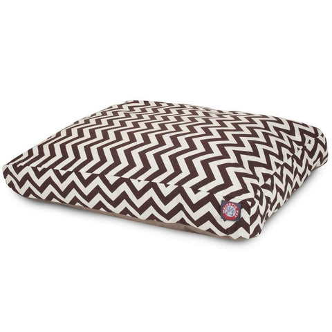 Chevron Pattern Memory Foam Dog Bed – Premium Pet Cushion | Made in USA Majestic Pet 