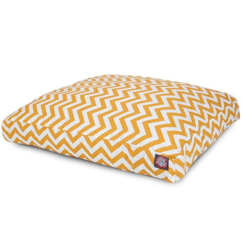 Chevron Pattern Memory Foam Dog Bed – Premium Pet Cushion | Made in USA Majestic Pet 