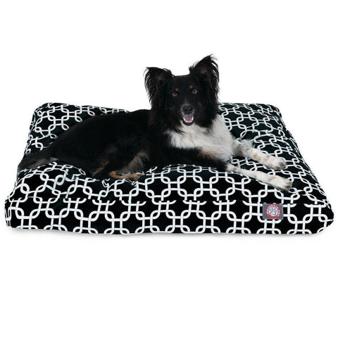 Orthopedic Memory Foam Dog Bed – Plush Rectangular Cushion | Made in USA Majestic Pet 